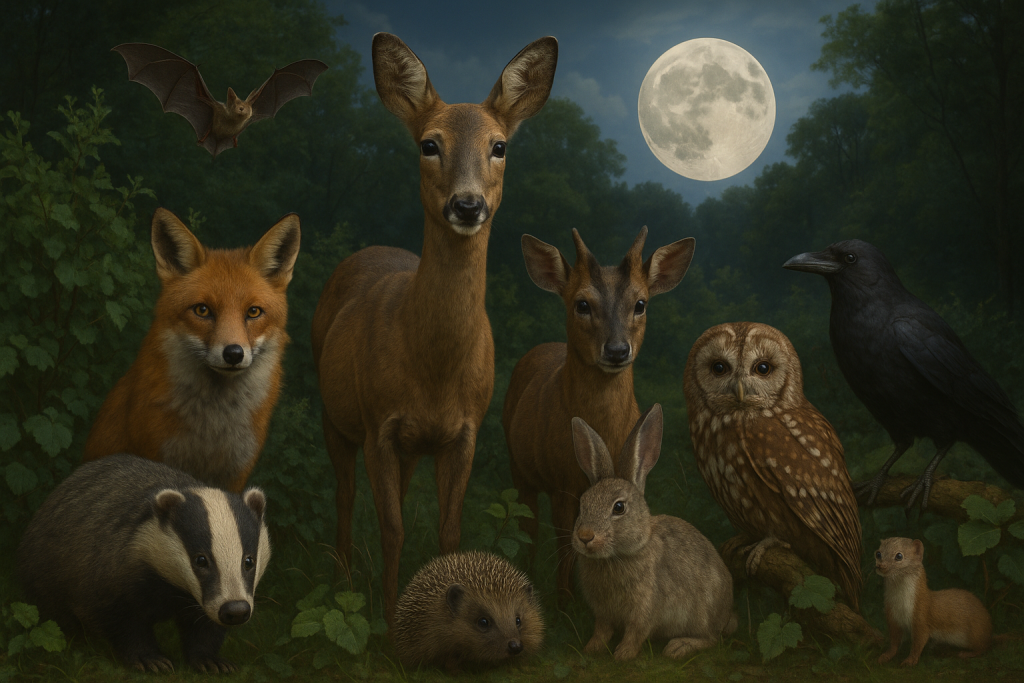 Wild animals included as characters in the book Animals in the Forest by Kathryn Rose Newey