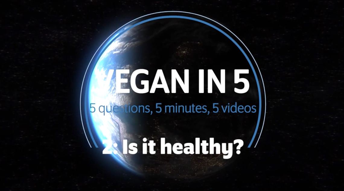 Vegan in 5 minutes: Video 2: Is it healthy? 